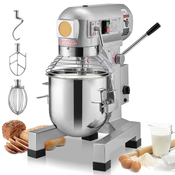 Professionel Fødevaremixer 28,5L, 3-hastigheder, Stående Dejmixer, 1100W til Restaurant