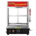 Miniatyrbillede 9 af 9: Kommerciel hotdog-damper 2-trins elektrisk bollevarmer 27L med skydedøre, effektiv madlavning, høj kapacitet, hurtig opvarmning