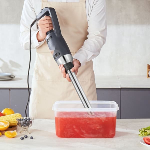 Kommerciel neddykkende blender 350W, kraftig håndmixer til supper og saucer, hurtig blanding, ergonomisk design