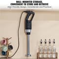 Miniatyrbild 6 av 9: Kommersiell nedsänkningsmixer tung användning handmixer 750W variabel hastighet
