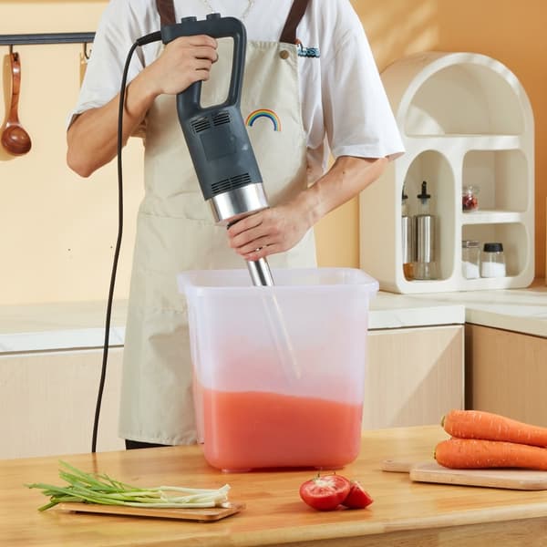 Kommersiell nedsänkningsmixer tung användning handmixer 750W variabel hastighet