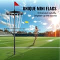 Miniatyrbild 5 av 9: Disc Golfkorg, 24 kedjor, bärbar disc golf-mål, kraftig stål, träning, inomhus och utomhus