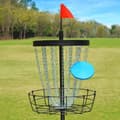 Miniatyrbild 8 av 9: Disc Golfkorg, 24 kedjor, bärbar disc golf-mål, kraftig stål, träning, inomhus och utomhus