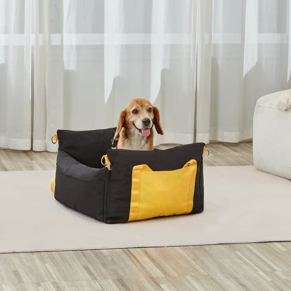 Koiran turvaistuin - Dog Booster, autoon pienille koirille (max 25 lbs), musta, turvallinen ja mukava vaihtoehto