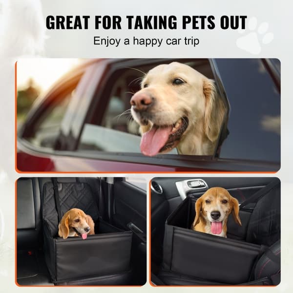 Hund Booster Autostol, Pet Autostol til små hunde op til 26 lbs, Sort, Sikkerhed og Komfort