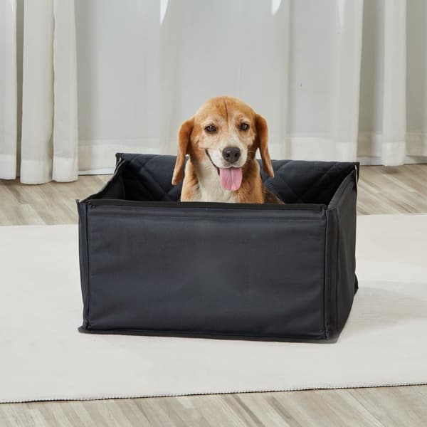 Hund Booster Autostol, Pet Autostol til små hunde op til 26 lbs, Sort, Sikkerhed og Komfort