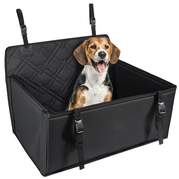 Hund Booster Bilens Säte, Pet Car Seat för SML Hundar upp till 22 kg, Svart