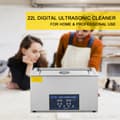 Pikkukuva 2 / 9: Kaksitaajuinen 22L ultraäänipuhdistin koruille ja silmälaseille, lämmitin, tehokas puhdistus