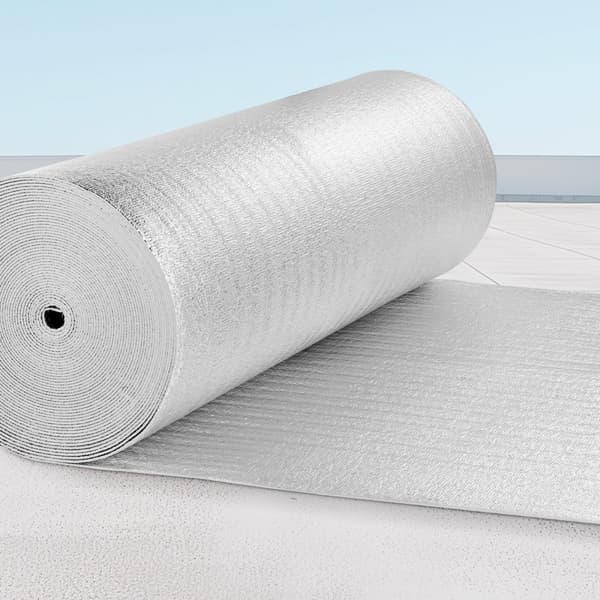 Dobbeltreflekterende isoleringsrullevævet stof, Radiant Barrier, 48"x250ft, højt isoleringsniveau, energieffektiv, holdbart materiale
