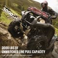 Miniatyrbillede 2 af 9: Elektrisk ATV UTV spil 3000 lb, vandtæt IP55, stålkabel, kablet kontrol med effektive funktioner