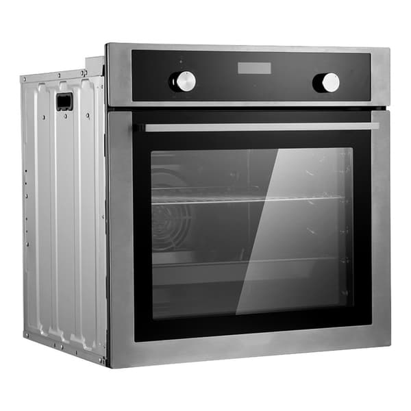 Yksiseinäinen 24" sähköinen sisäänrakennettu uuni, 9 toimintoa, 2,68 Cu. Ft, moderni muotoilu, tehokas energiatehokkuus