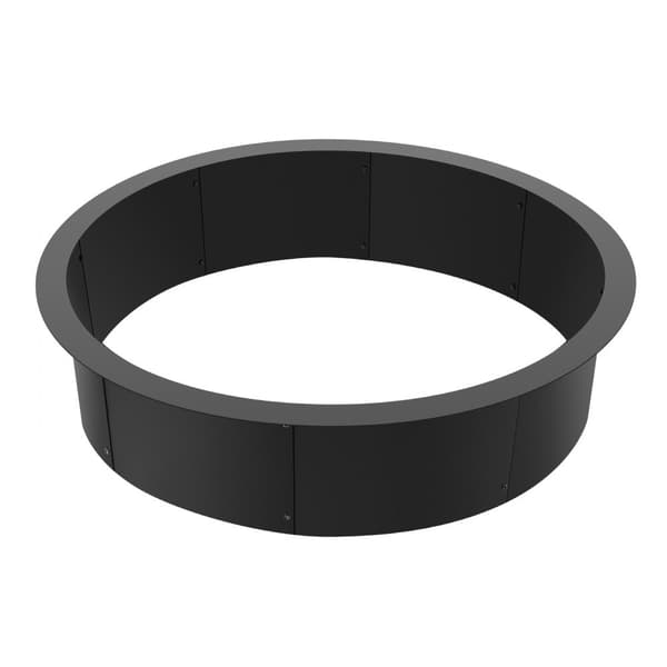 Ulkoilmasydän Fire Pit Ring, 45 tuumaa, pyöreä teräsvuoraus, Tee-se-itse nuotiorengas, kestävä ja tyylikäs ratkaisu