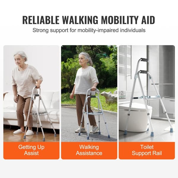 Taitettava Hemi Walker, Yhden Käsivarren Liikkuvuuskävely, Ikäihmisille, Säädettävä Korkeus