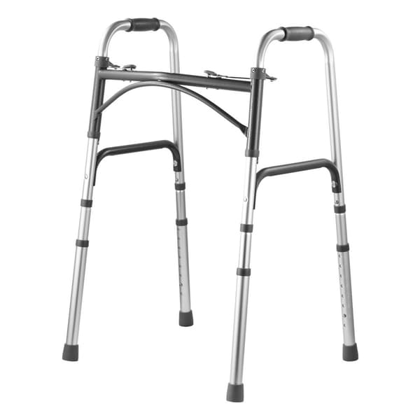 Fällbar Gånghjälp i Aluminium, Justerbar Höjd, Maxvikt 350 LBS