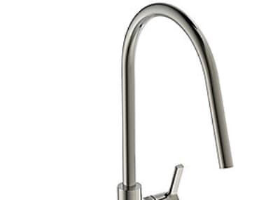 Ideal Standard GUSTO - Köksblandare 105x238x422 PVD Silver Storm