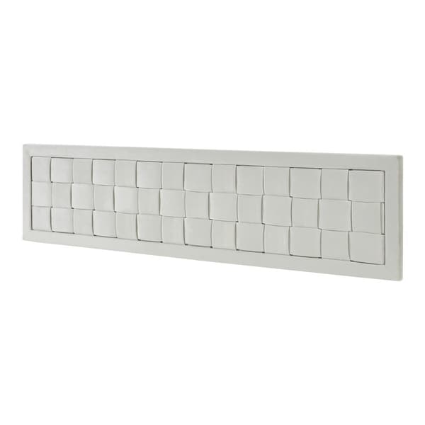 Klädd sänggavel Tervo 140x5x45 cm grå [en.casa]