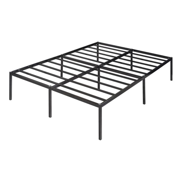 Säng Vårdö metall 200x140 cm svart [en.casa]