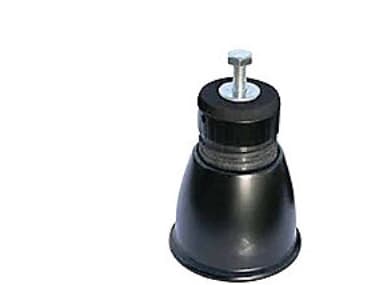 1000R Low, Sort - 1 sæt, 4 stk justerbare plastfødder, 100-140 mm, Sort