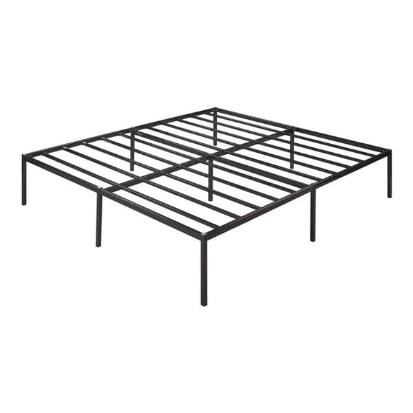 Säng Vårdö inkl. madrass metall 200x160 cm [en.casa]