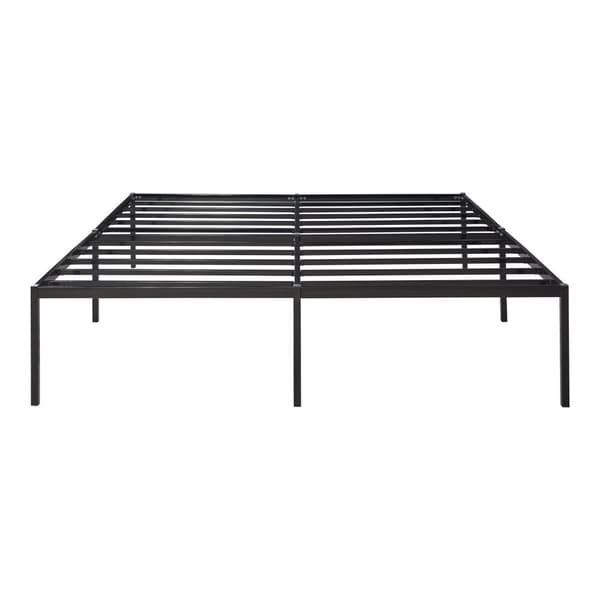 Säng Vårdö inkl. madrass metall 200x160 cm [en.casa]