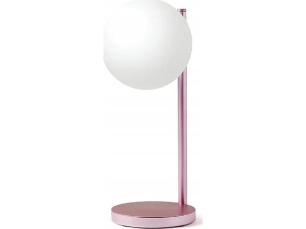 Lampa stołowa Lexon Bubble Lamp LED lamp with inductive charger 15W light pink LH70LP