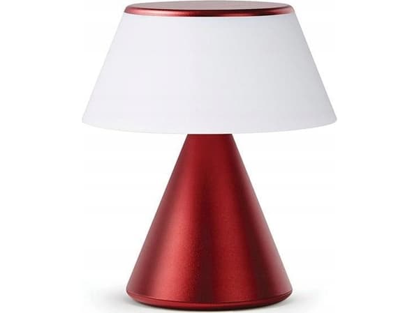 Lampa stołowa Lexon Lexon Luma M LED Lamp Dark Red LH87DR