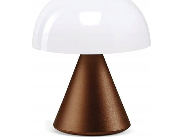 Lampka biurkowa Lexon Lexon Mina Mini LED Lamp Brown LH60BZ