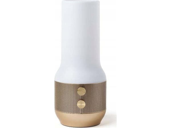 Lampa stołowa Lexon Terrace+ 3in1 LED lamp with speaker and power bank gold/gold LA134D