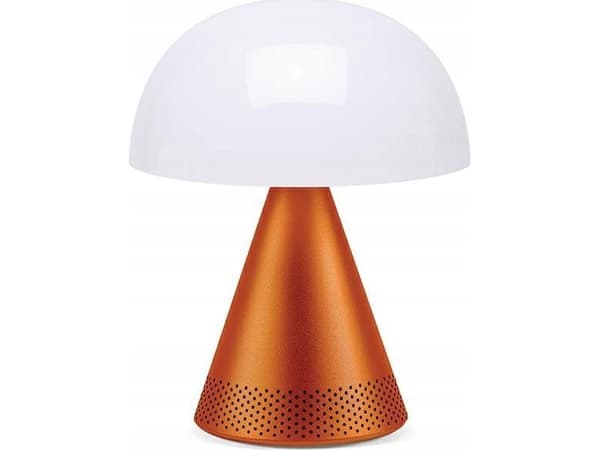 Lampa stołowa Lexon Lexon Mina Audio L LED Lamp with Bluetooth Speaker Orange/Orange LH76O1