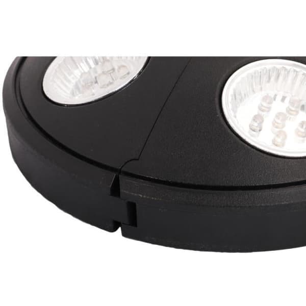 Multifunktionel LED-lampe til en haveparaply med en dobbeltsidet lyskilde