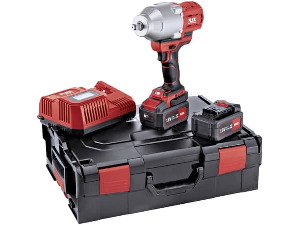 Flex IW 1/2 950 18.0-EC/5.0 Set 530187 Batteri slagboremaskine Antal batterier, der følger med 2 2.5 Ah, 5 Ah, 8 Ah Litium inkl. ekstra batteri