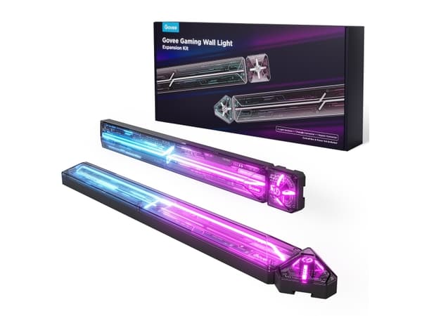 Govee Gaming Wall Light Expansion Kit (2 Tubes+1 square connector+1 triangle connector)