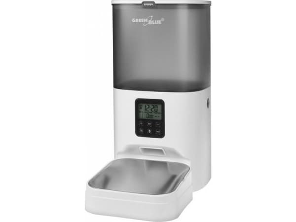 GreenBlue automatisk dyrematdispenser/mater, 6L, USB 5V1A, GB393