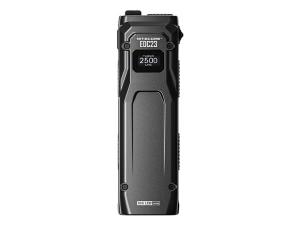 Nitecore EDC23, Ficklampa, Svart, Plast, Knappar, IP54, LED