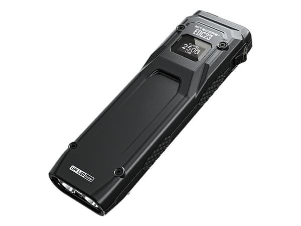 Nitecore EDC23, Hand flashlight, Black, Plastic, Buttons, IP54, LED musta