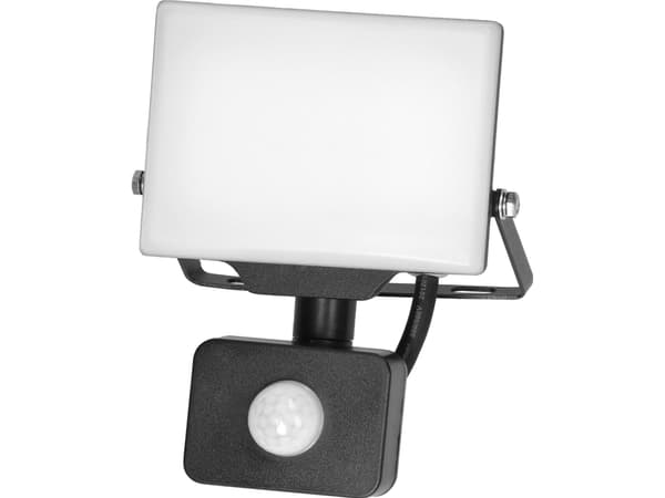 Orno PORTO S LED flomlys 20W PIR flomlys, 1600lm, IP44, 4000K, aluminium + polykarbonat