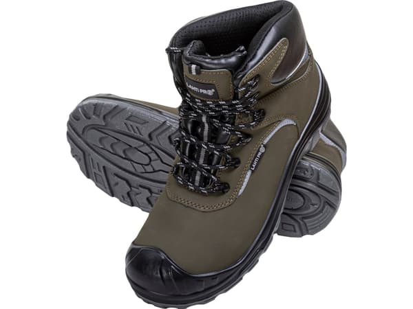 Lahti Pro NUBUCK SKO GRØNN-SORT, S3 SRC, "46", CE, LAHTI