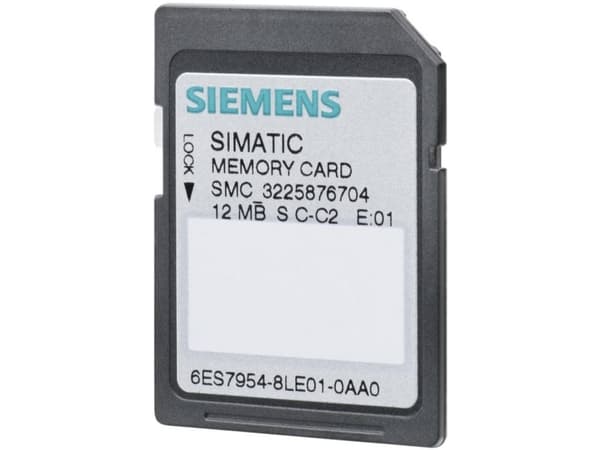 SIMATIC S7, hukommelseskort for S7-1x00 CPU/SINAMICS, 3, 3V Flash, 12 MB