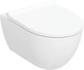 Miniatyrbilde 2 av 2: Geberit Acanto sæt væghængt toilet, skjult montering, KeraTect, TurboFlush, med toiletsæde: Soft close