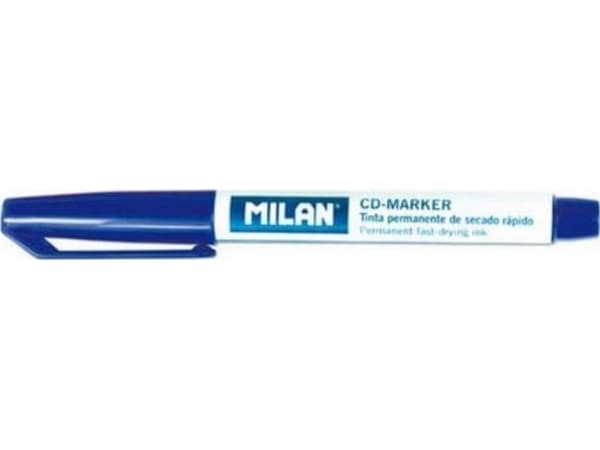 Milan Permanent Marker 10 delar Svart PVC