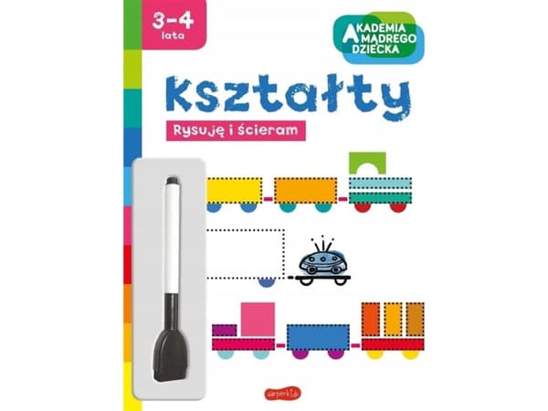 Egmont Akademia...Kształty Rysuję i ścieram 96441