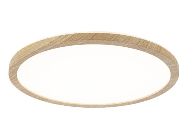 Paulmann Plafoniera ATRIA Wood Backlight taklampe 16W 293mm 1600lm 3000K IP44 230V trelignende / plast Hvit, Tre