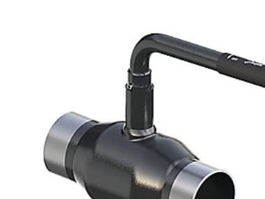 Palloventtiili DN 65 PN25 korkea s-s
