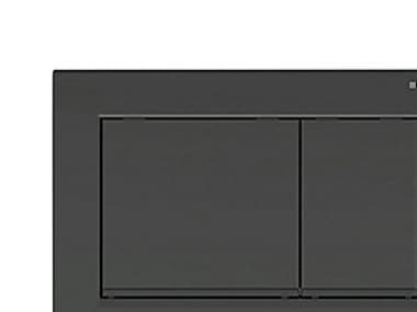 Geberit Omega30 - kontrollpanel med dubbel spolning: svart, svart matt