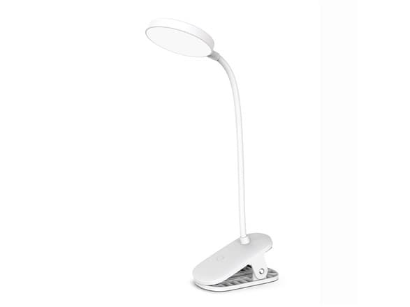 ColorWay LED Table Lamp Flexible and Clip 2 with Built-in Baterija | CW-DL10FCB-W