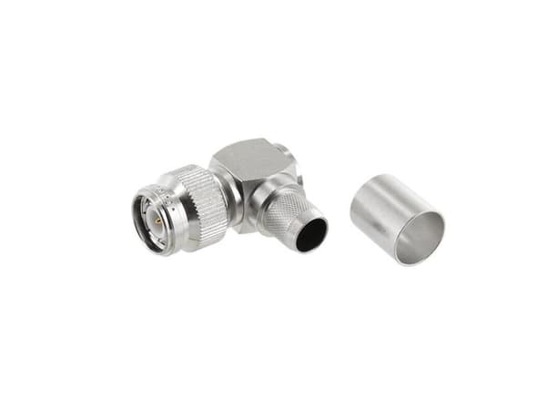 Telegärtner TNC-Kabelwinkelstecker Crimp 50 Ohm, löt/crimp, RG214/U, RG-393/U, B1812 (J01010A0065)