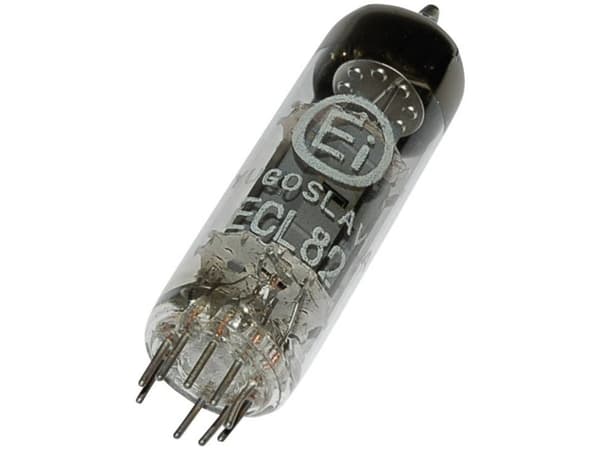 Putki (elektroniputki) ECL 82 = 6 BM 8 Poltal 9 Pistorasiatyyppi Noval Kuvaus: triodipentodi