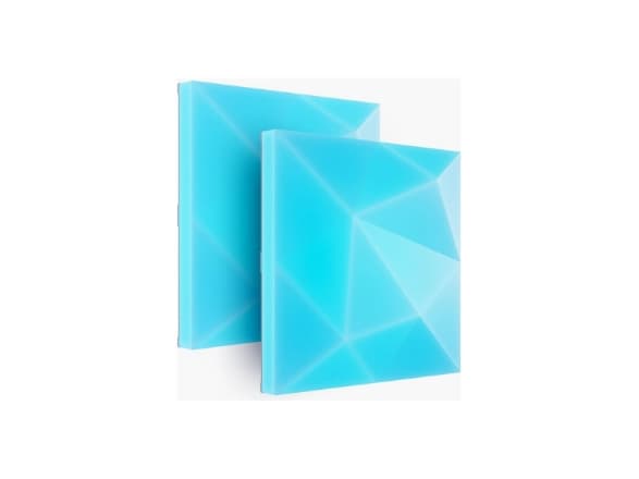 Nanoleaf Blocks Add-On Kit - Ljuspanel - LED - RGBW-lampa - 1200-6500 K - textured squares (paket om 2)