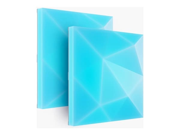 Nanoleaf Blocks Add-On Kit - Ljuspanel - LED - RGBW-lampa - 1200-6500 K - textured squares (paket om 2)