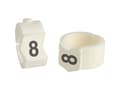 Miniatyrbild 1 av 3: Brady SCN-36-8, Svart, Vit, Nylon, 50 styck, 1,11 cm